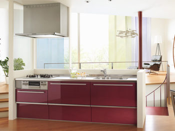 クリナップ　システムキッチン　ラクエラ　Ｉ型2100