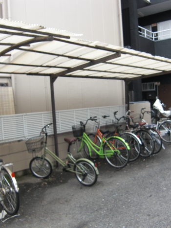 サイクルポート取替工事　　2018-11-23