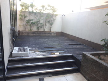 暖かくなったらBBQ！のための工事　完工です