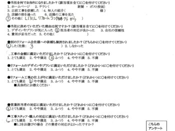 交野市　S様の声　キッチン水栓交換