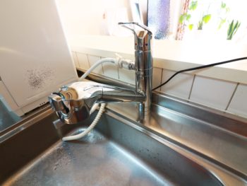 大阪市城東区　K様邸　キッチン水栓交換