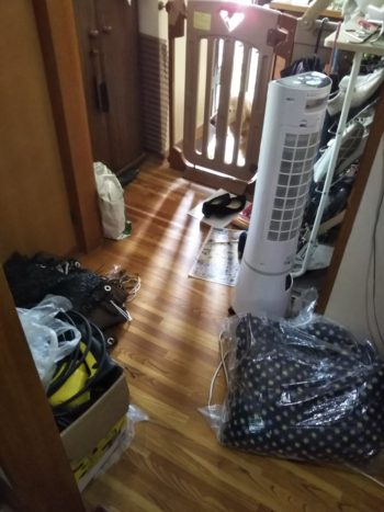 玄関が明るくゆったりイメージに変わりました★