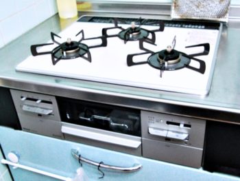 東大阪市　M様邸　コンロ・レンジフード交換