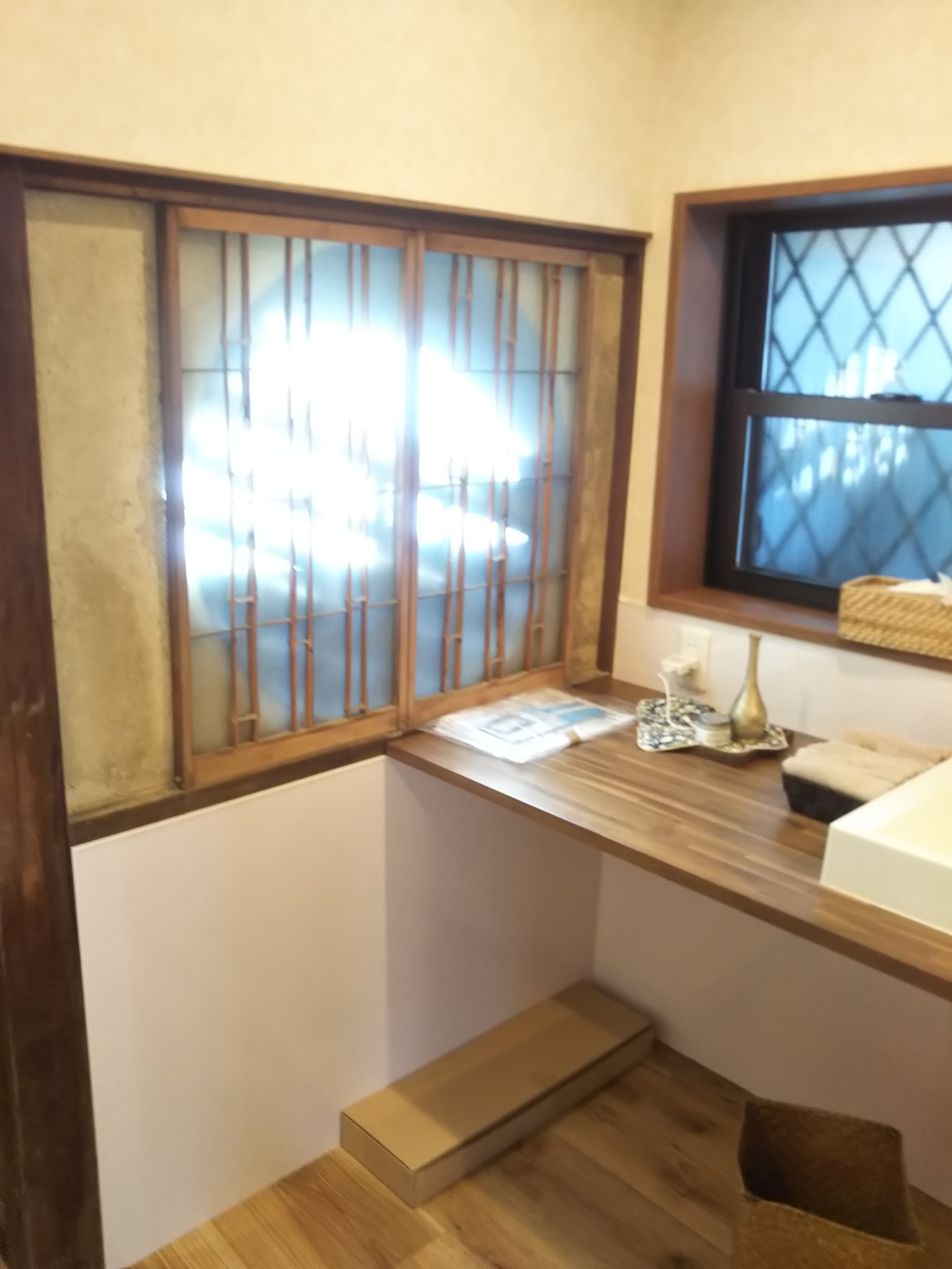 レトロな洗面・トイレスペースを使いやすく★