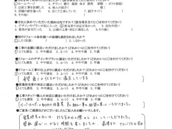 守口市　T様邸　LIXILトイレ商品 LIXILアメージュ便器・シャワートイレKA31　リモコン　オート洗浄機能付き　ピュアホワイト CW-KA31QC/BW1・クロスクッションフロアー工事 サンゲツSP（量産品）クロス天井壁貼替 サンゲツHフロア　CF貼替+ソフト巾木共