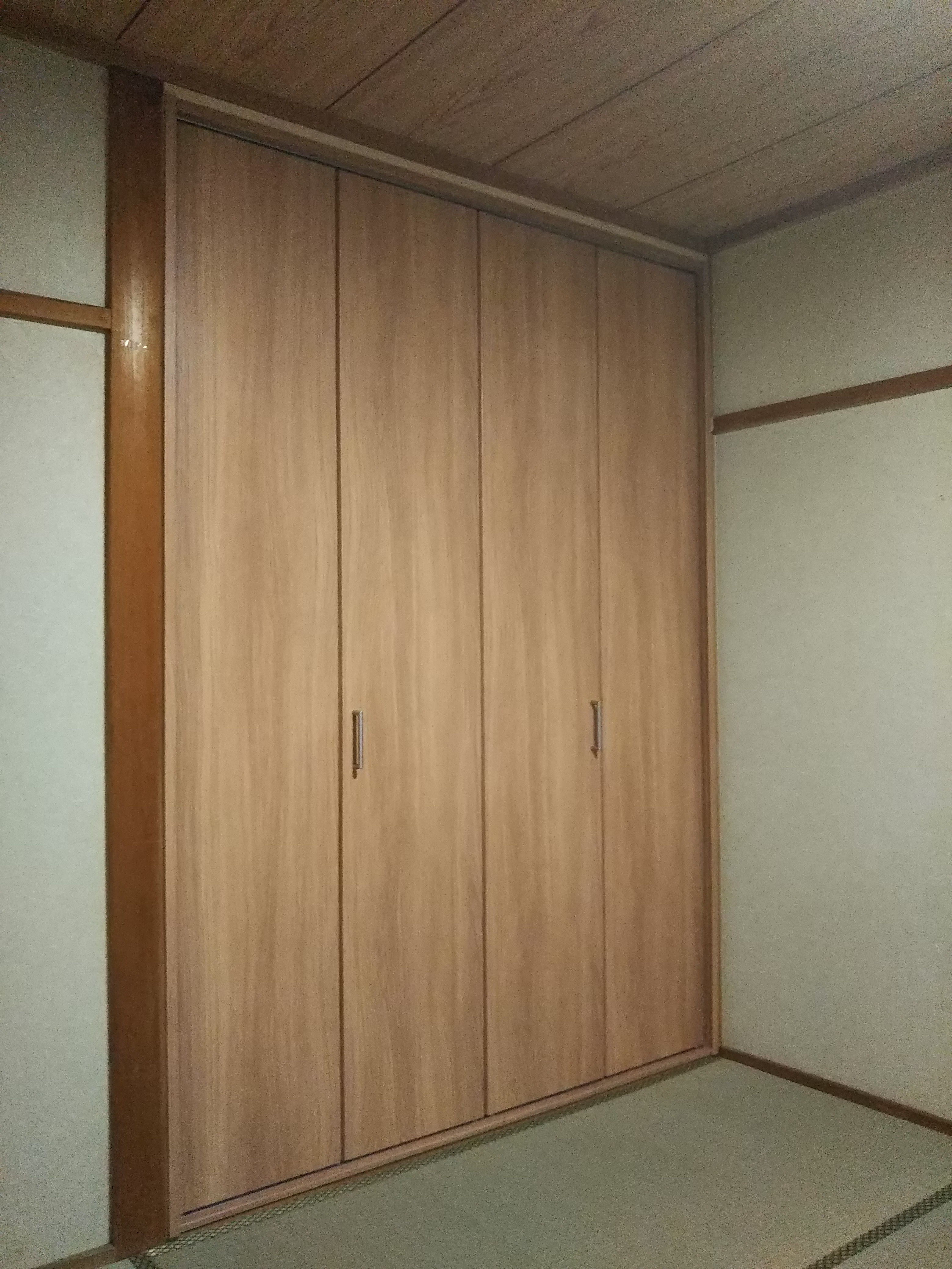 押入れをクローゼットに！　そして湿気対策も！