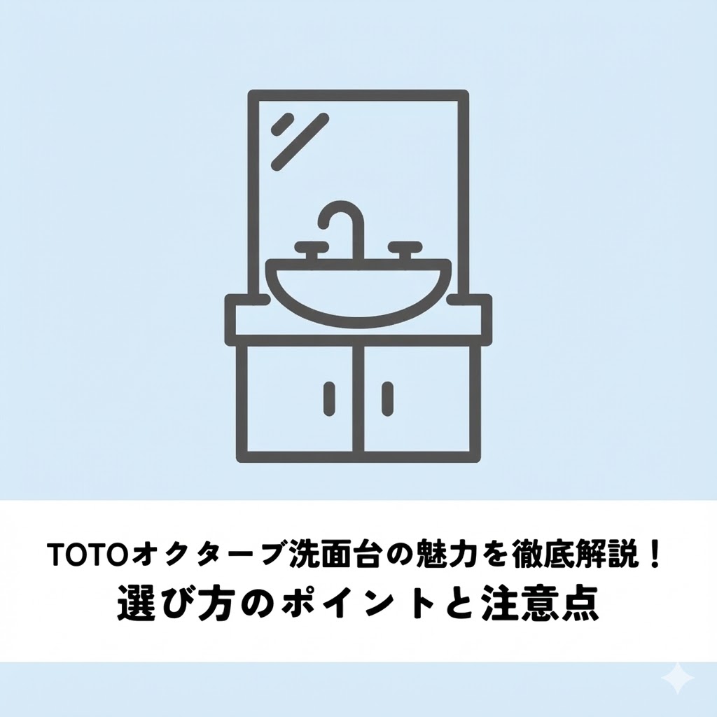 TOTOオクターブ洗面台の魅力を徹底解説！選び方のポイントと注意点