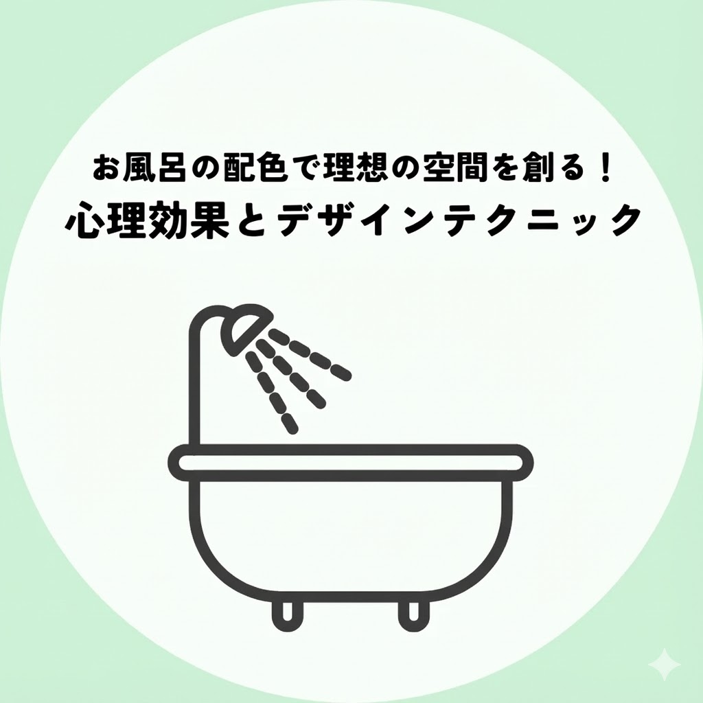 お風呂の配色で理想の空間を創る！心理効果とデザインテクニック